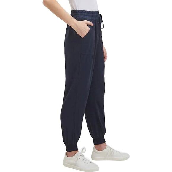 Splendid Pull-on Knit Jogger in Navy Blue High‎ Rise Drawstring Waist, Small - Picture 7 of 11